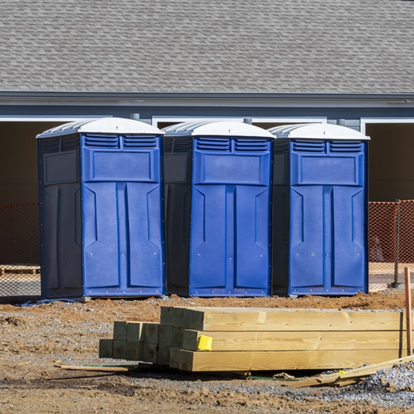 are there any restrictions on what items can be disposed of in the portable restrooms in Otho